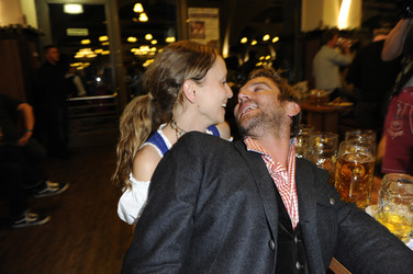 Peer Kusmagk mit Freundin Sonja