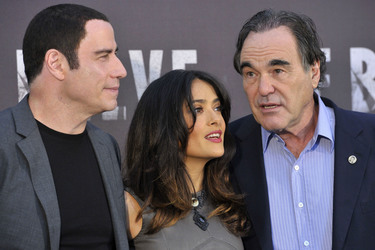 John Travolta, Salma Hayek, Oliver Stone