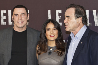 John Travolta, Salma Hayek, Oliver Stone