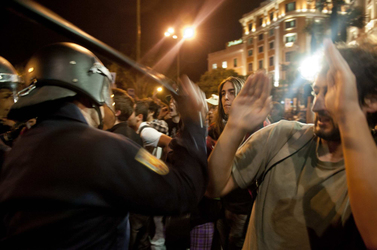 Spanier demonstrieren gegen Sparpolitik