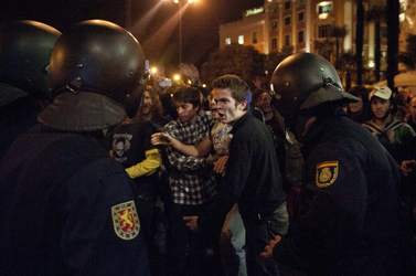 Spanier demonstrieren gegen Sparpolitik