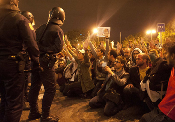 Spanier demonstrieren gegen Sparpolitik