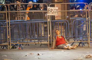 Spanier demonstrieren gegen Sparpolitik