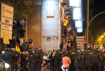 Spanier demonstrieren gegen Sparpolitik