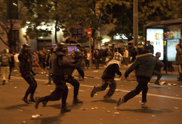 Spanier demonstrieren gegen Sparpolitik