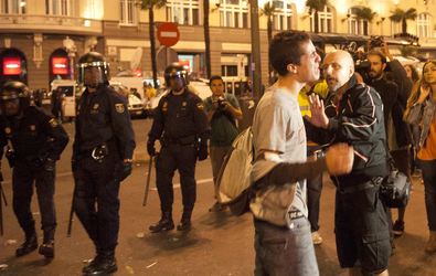 Spanier demonstrieren gegen Sparpolitik