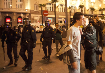 Spanier demonstrieren gegen Sparpolitik