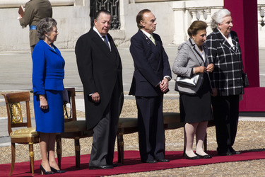 Carlos de Borbon Dos Sicilias, Ana von Orleans, Prinzessin Margarita de Borbon, Carlos Zurita, Prinzessin Pilar de Borbon