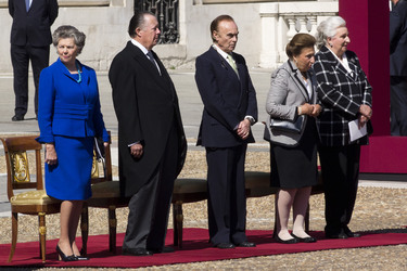 Carlos de Borbon Dos Sicilias, Ana von Orleans, Prinzessin Margarita de Borbon, Carlos Zurita, Prinzessin Pilar de Borbon