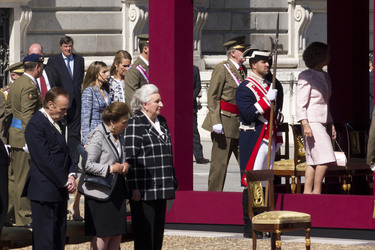 Letizia von Spanien, Elena von Spanien, Felipe von Spanien, Juan Carlos I.