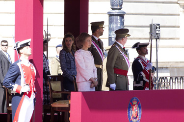 Letizia von Spanien, Sophia von Spanien, Felipe von Spanien, Juan Carlos I.