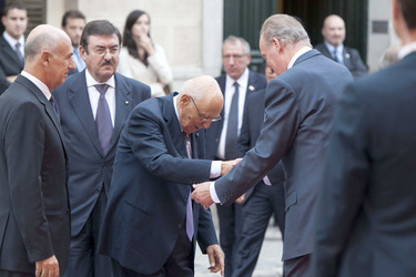 Giorgio Napolitano, Juan Carlos I.