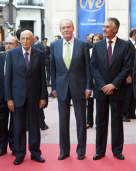 Anibal Cavaco Silva, Juan Carlos I., Giorgio Napolitano