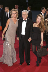 Frank Elstner mit Frau Britta und Tochter Lena