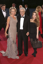 Frank Elstner mit Frau Britta und Tochter Lena