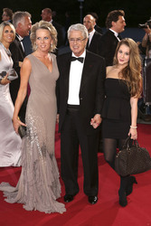 Frank Elstner mit Frau Britta und Tochter Lena