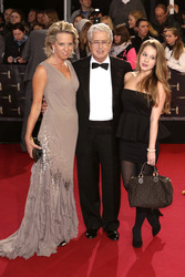 Frank Elstner mit Frau Britta und Tochter Lena