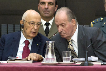 Giorgio Napolitano, Juan Carlos I.