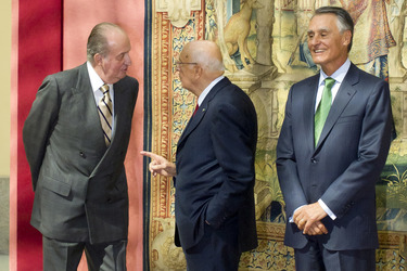Juan Carlos I., Giorgio Napolitano, Anibal Cavaco Silva