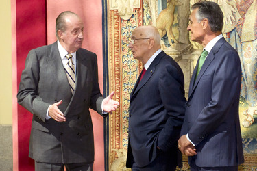 Juan Carlos I., Giorgio Napolitano, Anibal Cavaco Silva