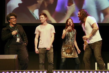 Miltos Yerolemou, Joe Dempsie, Natalia Tena, Jason Mamoa