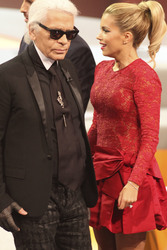 Karl Lagerfeld, Sylvie van der Vaart