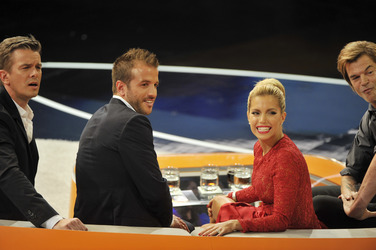 Markus Lanz, Rafael van der Vaart, Sylvie van der Vaart, Campino
