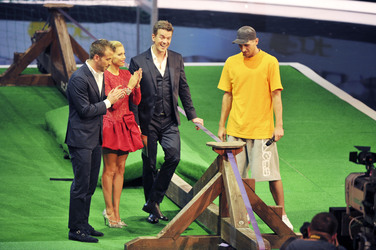 Rafael van der Vaart, Sylvie van der Vaart, Markus Lanz, Wettkandidat Cijan Calis