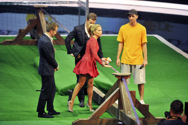 Rafael van der Vaart, Sylvie van der Vaart, Markus Lanz, Wettkandidat Cijan Calis