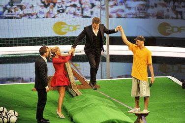 Rafael van der Vaart, Sylvie van der Vaart, Markus Lanz, Wettkandidat Cijan Calis