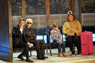 Markus Lanz, Karl Lagerfeld, Julian, Ilka Bessin / Cindy aus Marzahn, Wettkandidat Julian