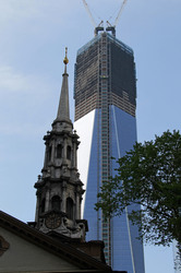 St. Paul’s Chapel und One World Trade Center / Freedom Tower