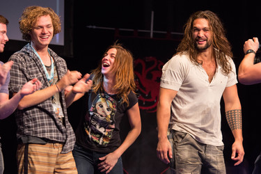 Finn Jones, Natalia Tena, Jason Momoa