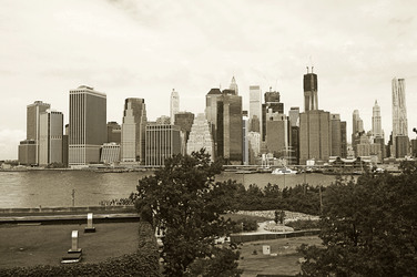 Blick auf Manhattan