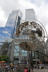 Weltkugel am Time Warner Center