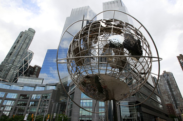 Weltkugel am Time Warner Center