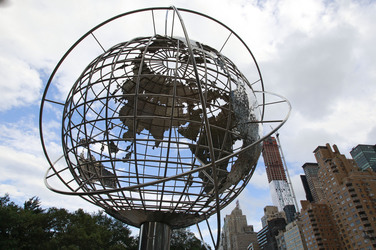 Weltkugel am Time Warner Center