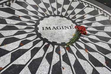 Imagine Mosaik im Strawberry Field