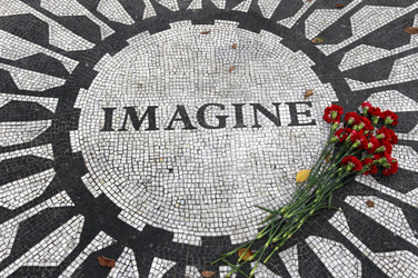 Imagine Mosaik im Strawberry Field