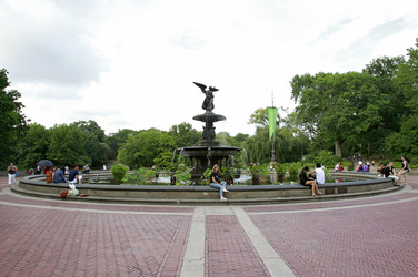 Bethesda Brunnen mit Angel of the Waters Statue