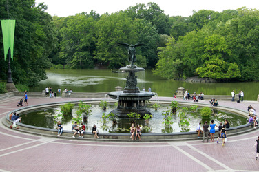 Bethesda Brunnen mit Angel of the Waters Statue
