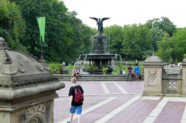 Bethesda Brunnen mit Angel of the Waters Statue