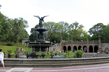 Bethesda Brunnen mit Angel of the Waters Statue
