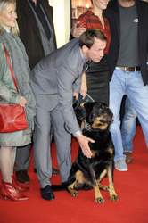 Wotan Wilke Möhring mit Hund Bruno