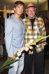 Rosa von Praunheim mit Freund Oliver Sechting