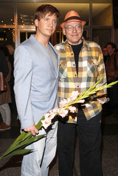 Rosa von Praunheim mit Freund Oliver Sechting