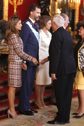 Letizia von Spanien, Felipe von Spanien, Sophia von Spanien, Juan Carlos I. von Spanien