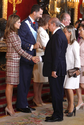 Letizia von Spanien, Felipe von Spanien, Sophia von Spanien, Juan Carlos I. von Spanien