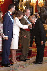 Letizia von Spanien, Felipe von Spanien, Sophia von Spanien, Juan Carlos I. von Spanien