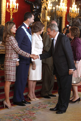 Letizia von Spanien, Felipe von Spanien, Sophia von Spanien, Juan Carlos I. von Spanien